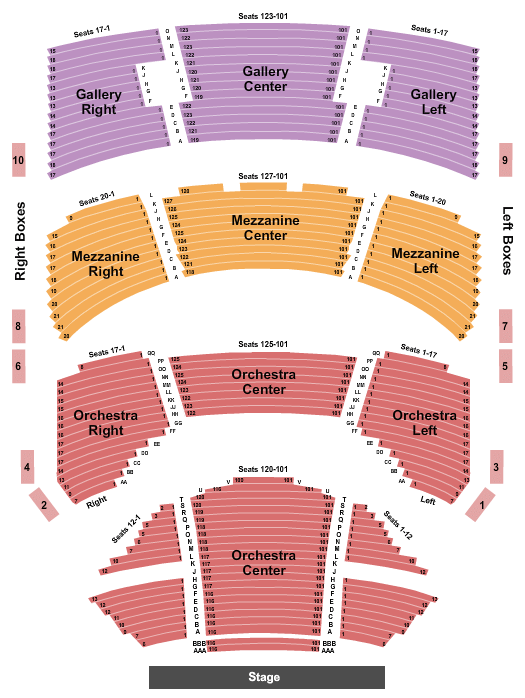 Sarofim Hall Hadestown Seating Chart